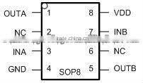 RY8023 SOP-8 driver circuit IC