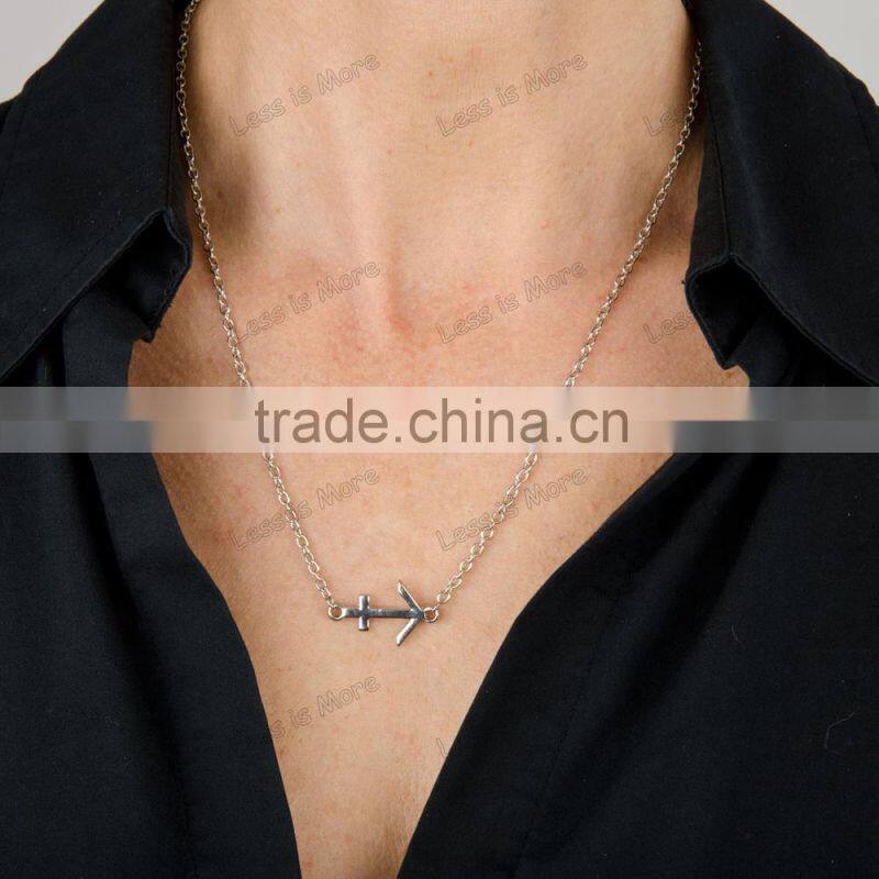 fashion jewelry necklace zodiac pendants necklace - sagittarius