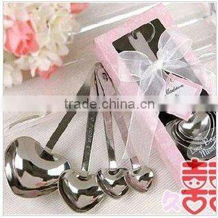 stainless steel children heart spoon