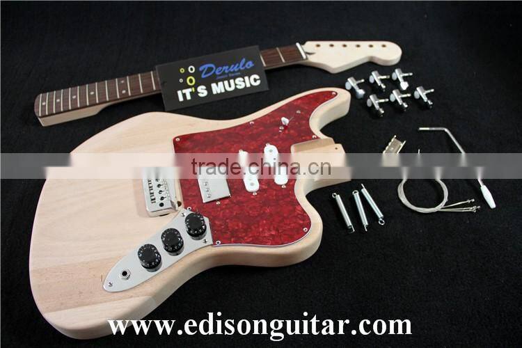 Quality Guitar Factory DIY Electric Guitar Kits Solid Mahagany Body MX-011