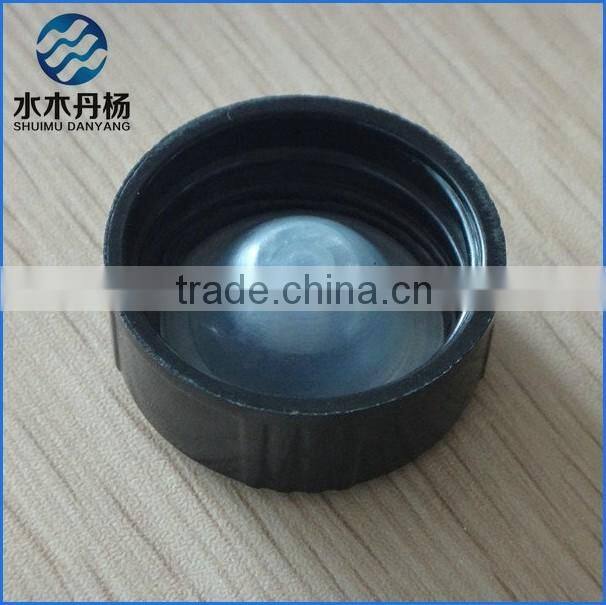 16oz clear boston round glass bottle transparent boston bottle with aluminium screw cap