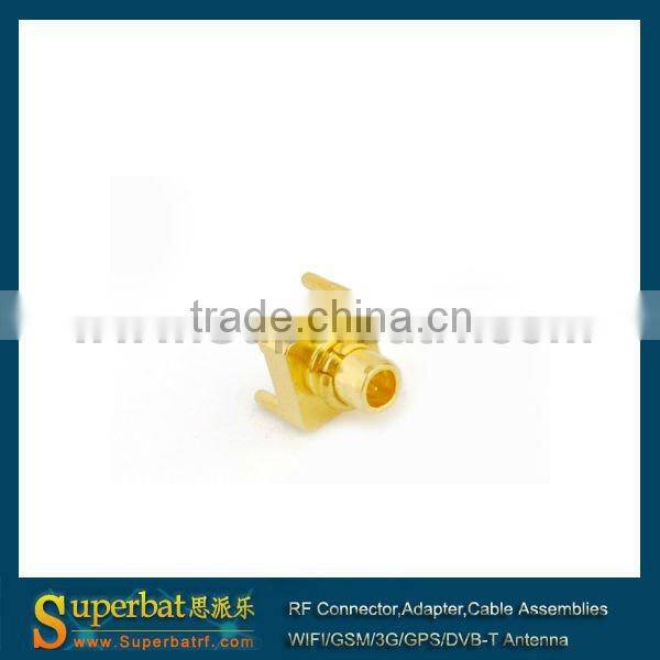 display port female to hdmi male adapter solder post mmcx edge mount connector with MMCX thru hole Plug PCB Mount