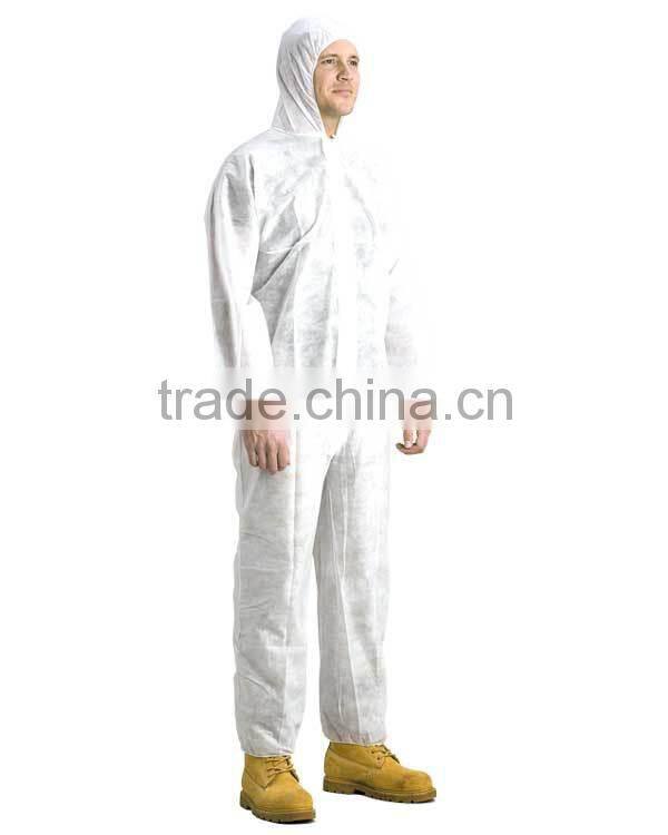 Disposable industrial coverall for paint