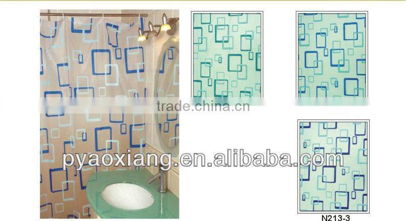 plastic bathroom curtain designs