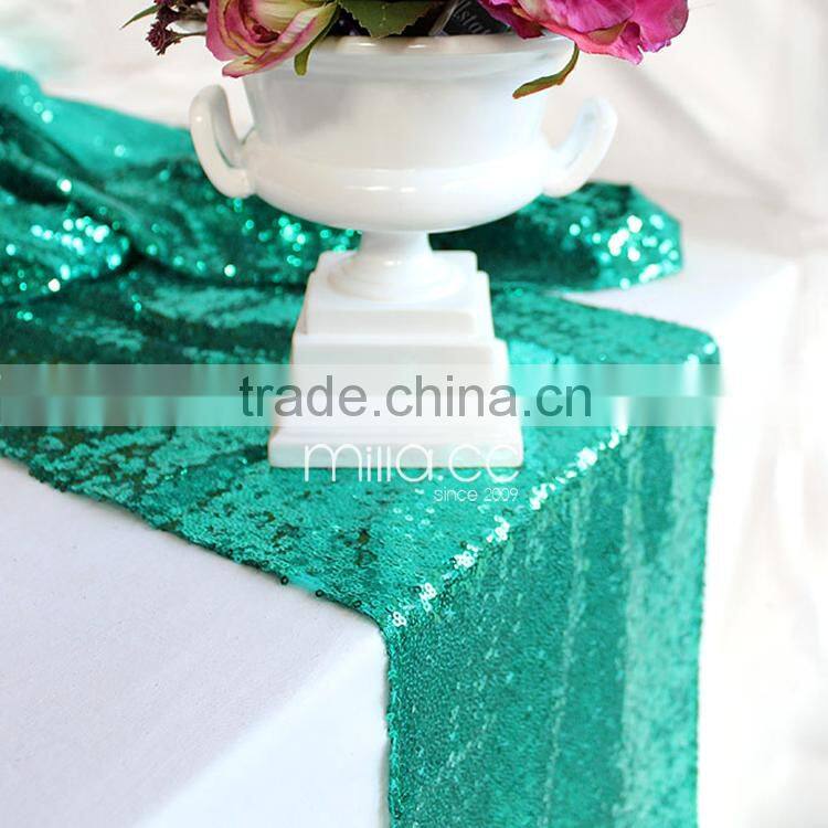 Sequin table runner weddings