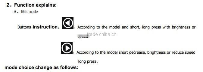 Touch Panel Multi-function LED Controller, RGB Control Function, color temperature adjustable function, Dimming Function