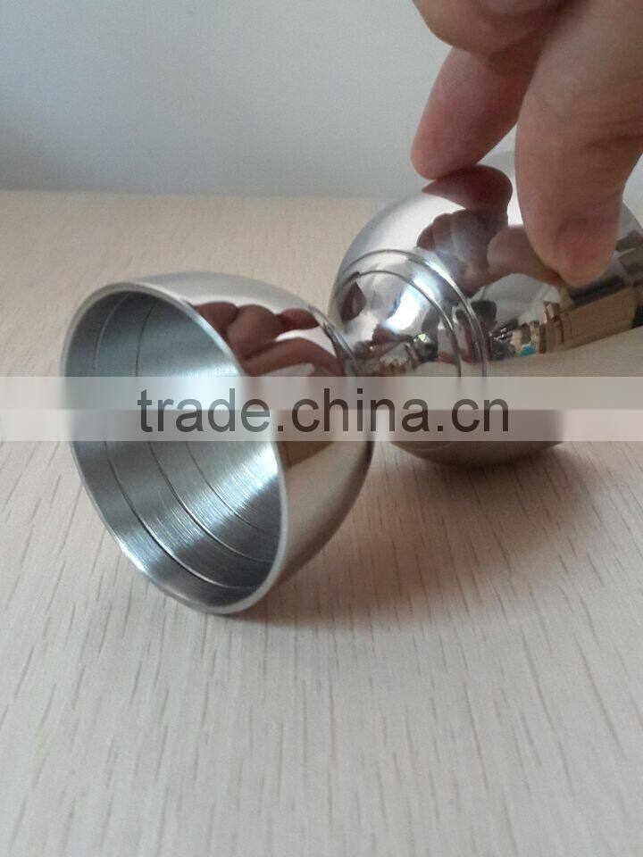 Stainless steel cocktail jigger, cocktail bar measure cup