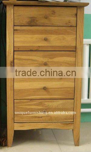 Wooden 5 drawer cabinet