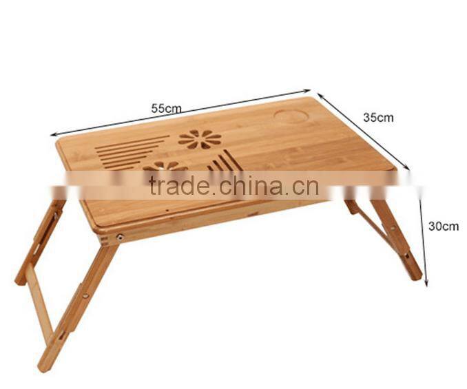 Bamboo folded laptop bedtable