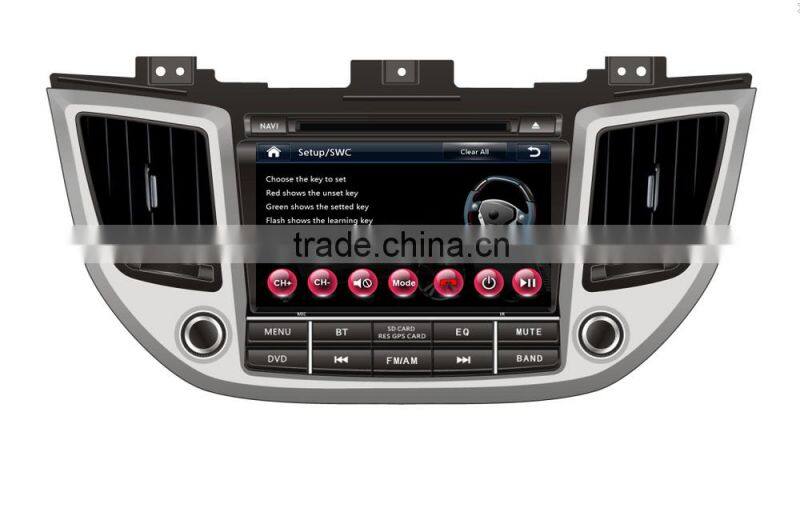 car multimedia for hyundai ix35 2015 with CD player car rear view camera headrest monitor 1080P 10disc