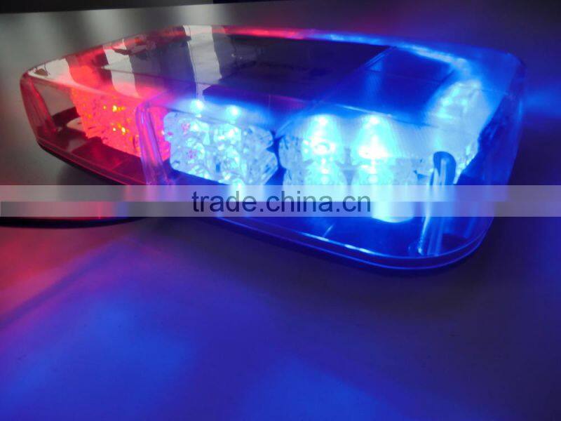 LED warning light bar, Auto MiNi LED light bar , LED emergency light bar(SR-MIB-117G), 0.75W per LED by 40 PCs LED. W Magnet