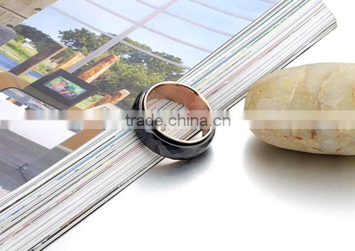 KSTONE Fashion Three Color Ceramic Ring, Cheap Ceramic Adjustable Ring, White Ceramic Wedding Ring