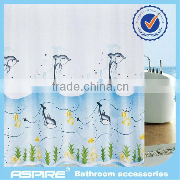 textile curtain for bathroom
