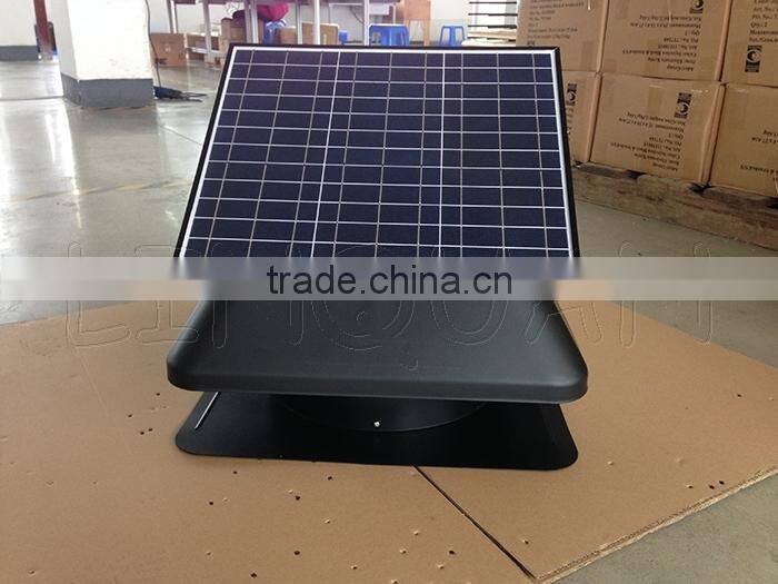 30W solar exhaust fan with detachable solar panel