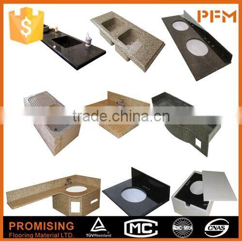 Hot sale l shape granite bathroom countertops