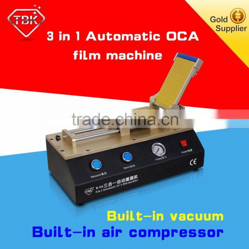 Built-in Vacuum Pump Universal Automatic OCA lcd polarizer film Laminating Machine OCA Laminator refurbish