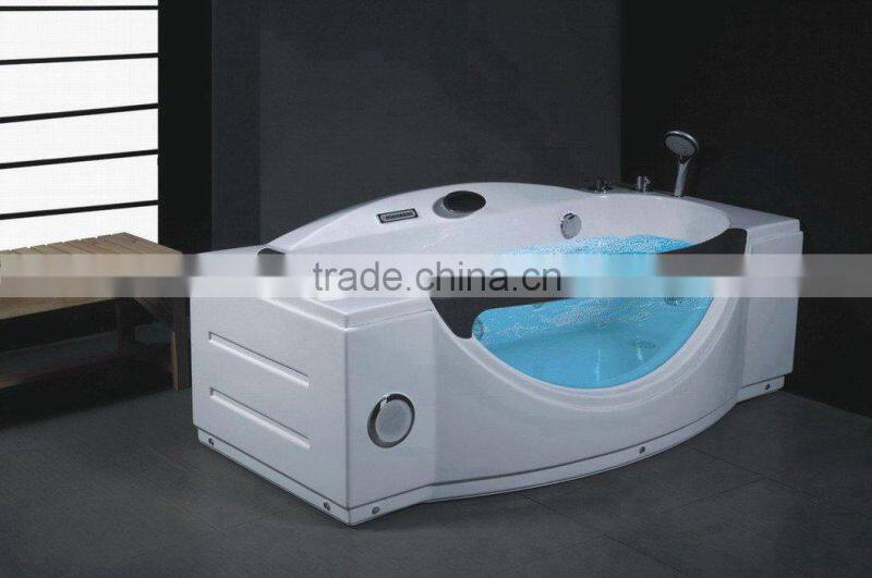 indoor spa bathtub with whirlpool massage & air bubble