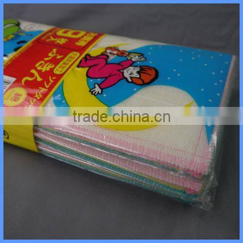 The gauzethinkness dishcloth with different size and mesh