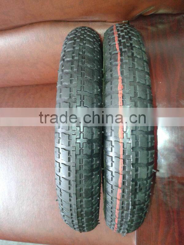 whole rubber wheel 350-18/400-8 wheels with alex