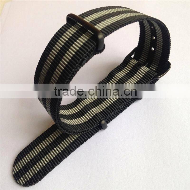 One Piece Custom Printed Nylon Nato Watch Straps 22mm