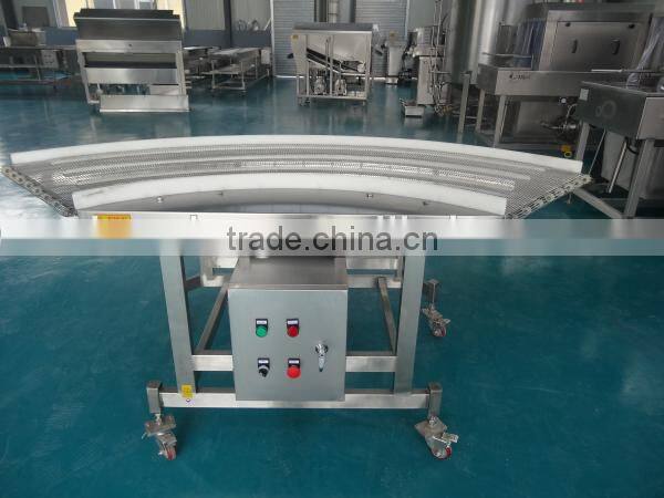 90 degree curve belt conveyor