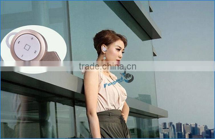 Support music playing handsfree mini earphone earpiece with bluetooth portable for mobile phone and apple