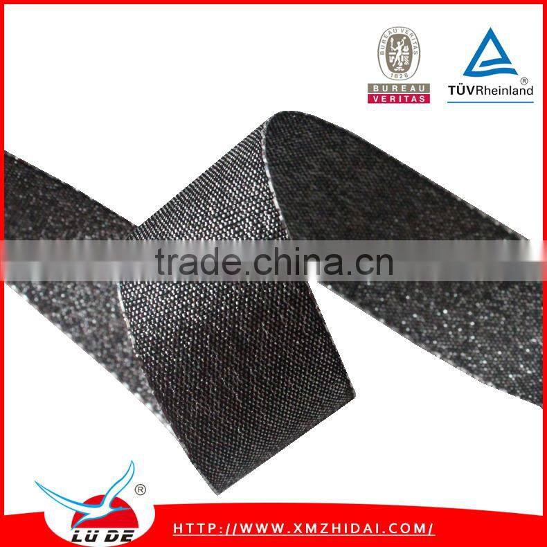 2015 Direct high quality colorful metallic glitter ribbon for gift packing