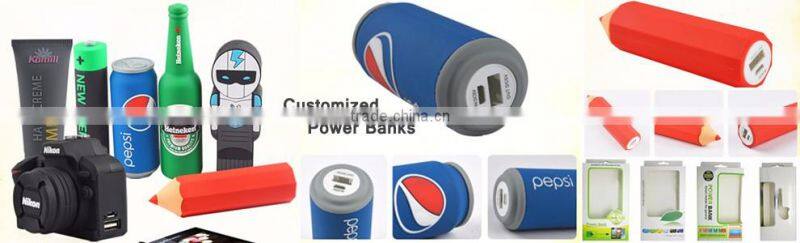 Cleanser bottle shape power bank