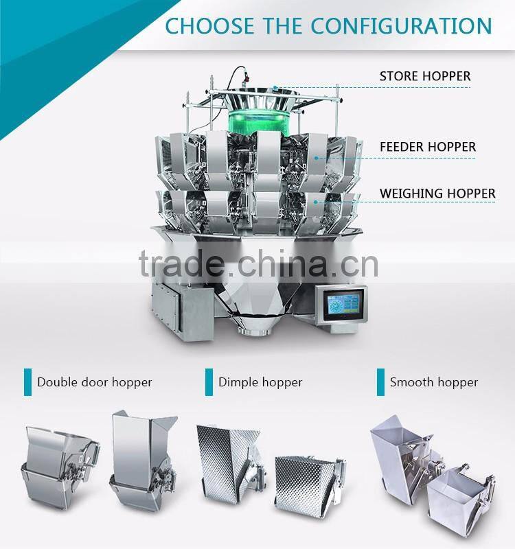 14 heads 2.5L double door electronic weighing scales