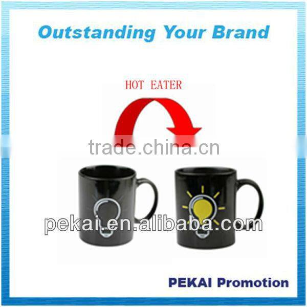 Hot selling miracle color changing mug promotional gift, magic mug,coffee mug for promotion