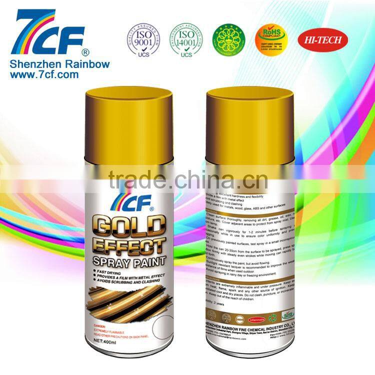 shiny gold metallic spray paint for cars