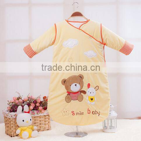 Lovely pink design cotton baby sleeping sack