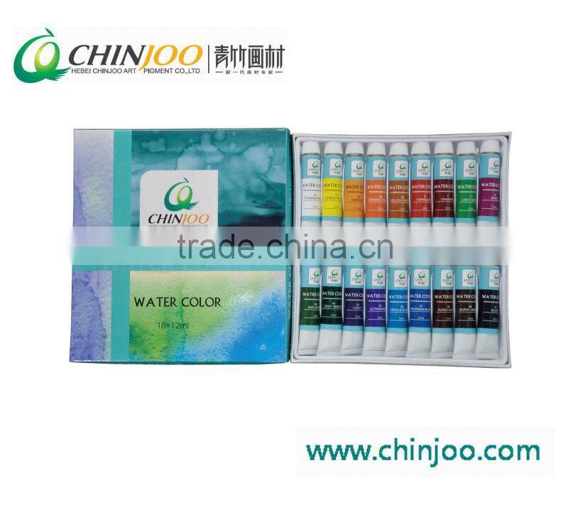 18 colors 12ml professional water paint