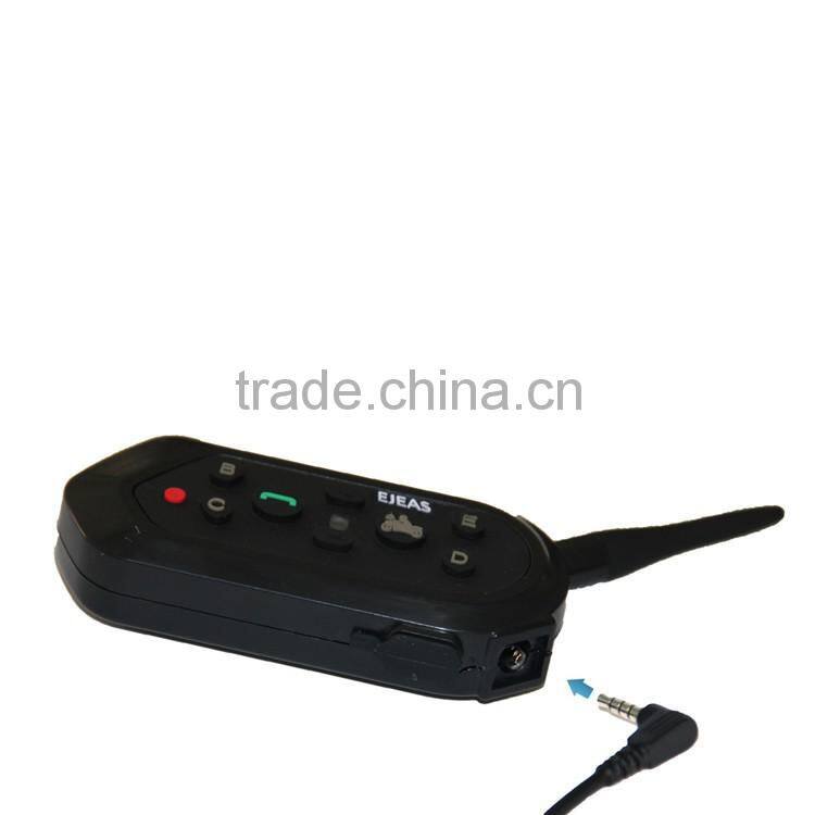 2x bt interphone E6 bluetooth motorcycle motorbike helmet intercom headset up 1200m bluetooth speaker 2016