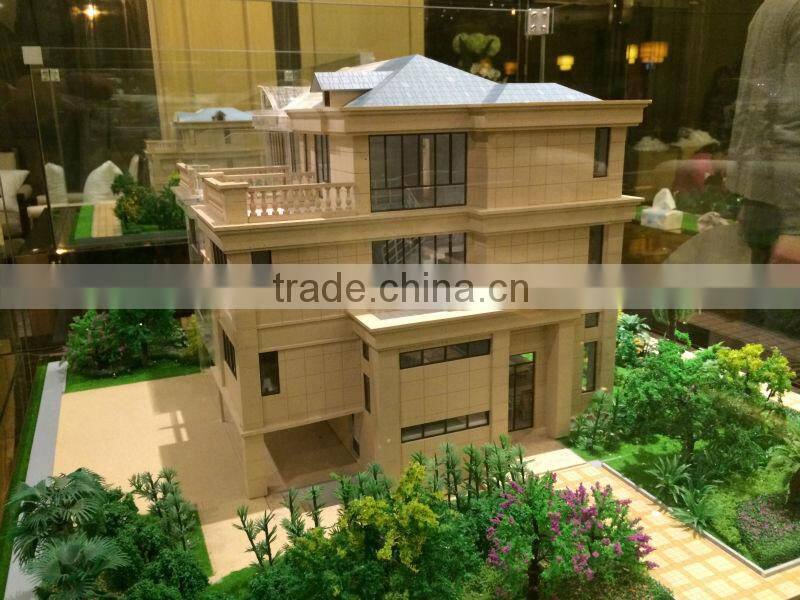 China supplier 3D Maquette residential house miniature building scale model