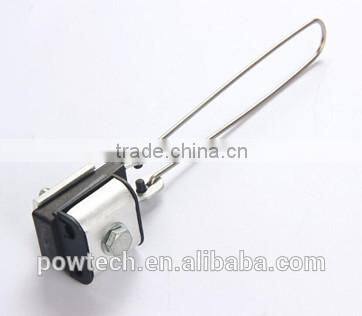 Wedge type tension clamp for FTTH PAS216/435