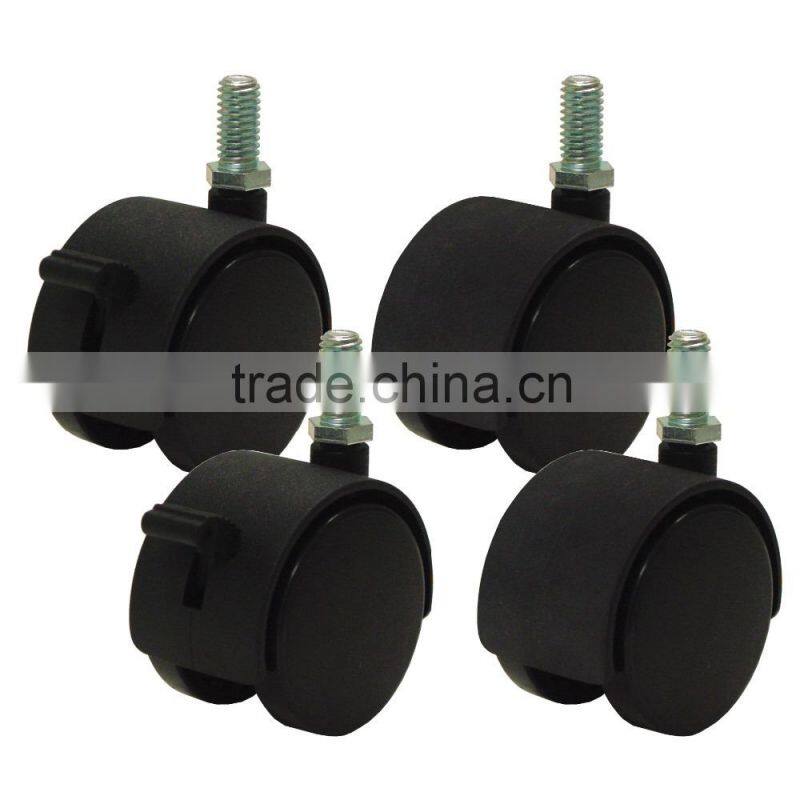 Furniture,Grid wall Panel Caster with Brake-Screw Rod