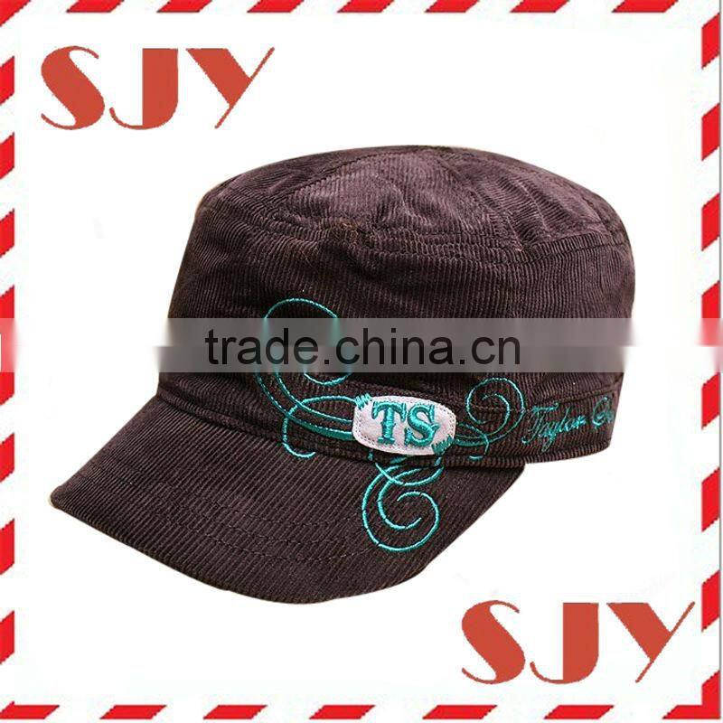 100% cotton distress washed military cap