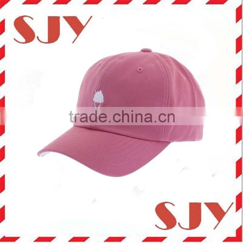 Low Profile Embroidered Unstructured 6 Panel baseball cap
