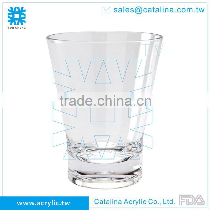 Plastic Acrylic HEART BOTTOM TUMBLER