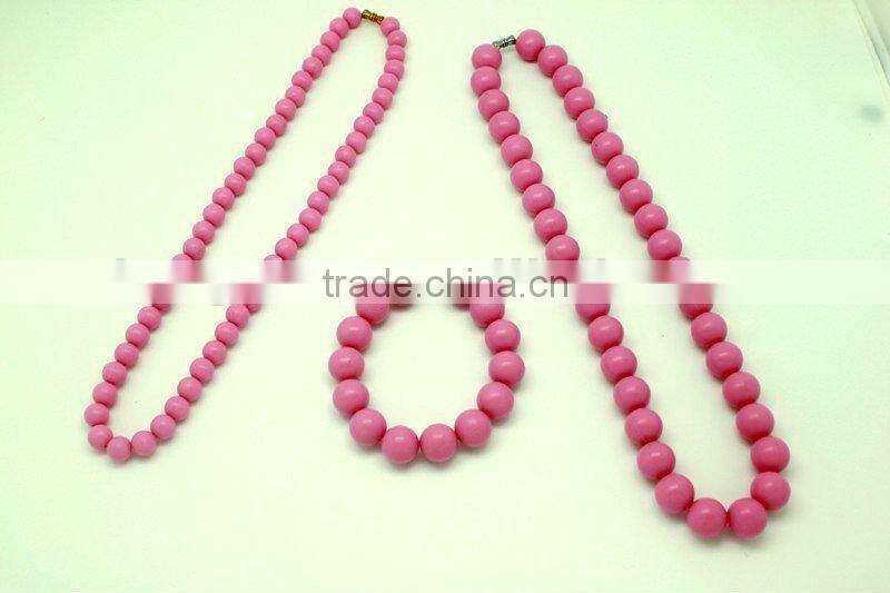 fashion colorful silicone baby chewing bead bracelet