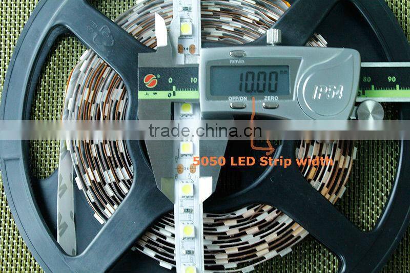 12V RGB waterproof SMD 5050 flexible led strip light 5050 rope light