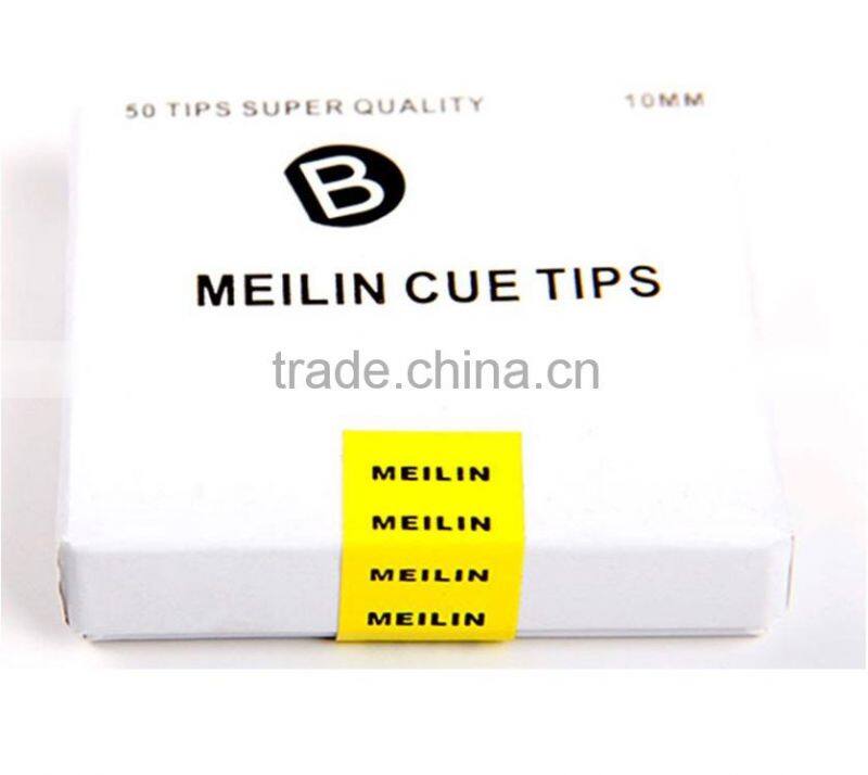 Wholesale 50 pcs high quality 10mm snooker pool cue tips