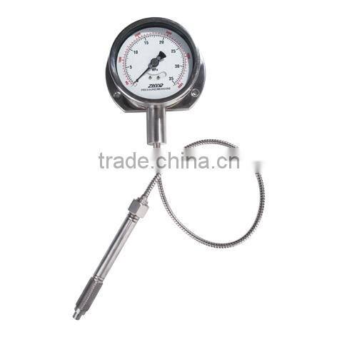 no output flexible armor Mechanical melt pressure gauge