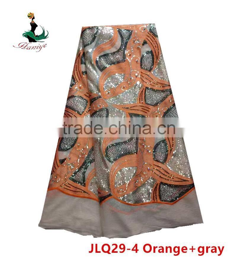 Haniye JLQ29-1/2016 Best Price Embroidery French lace / Hot Selling african Water Soluble Tulle Lace Fabric