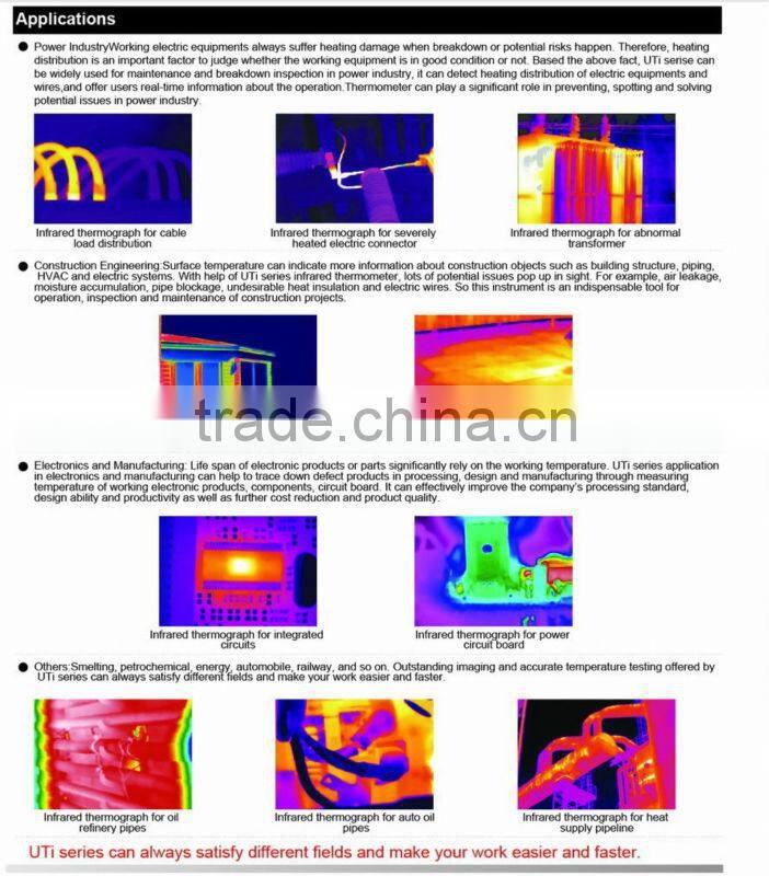 Handheld Infrared Thermal Imager Infrared Camera UTI160A Visual IR thermal Camera