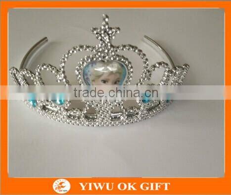 Hot Sale Frozen Elsa Crown Set Frozen Tiaras And Magic Wand For Girls Cosplay Hair Accessory