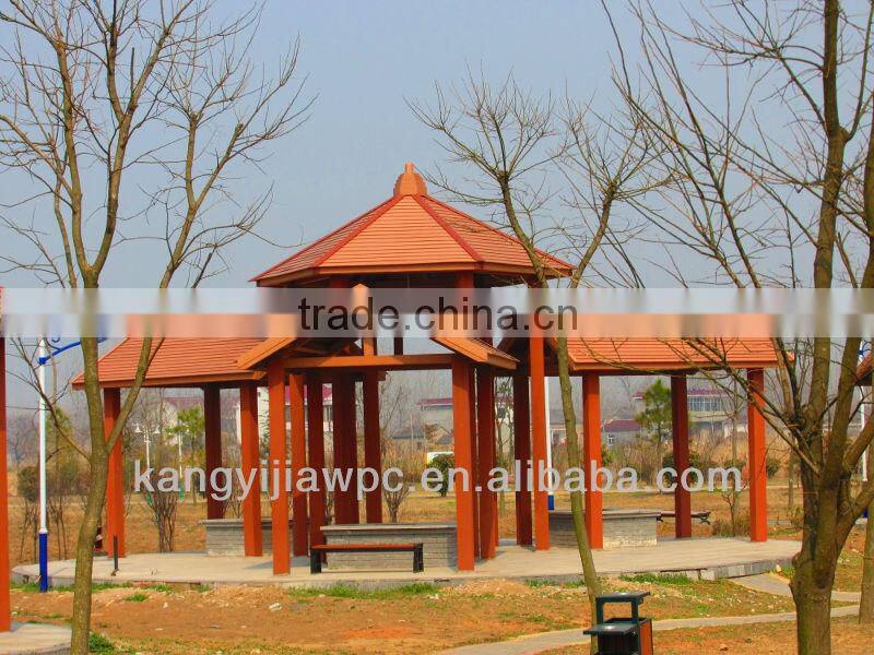 waterproof wood plastic composite garden decking