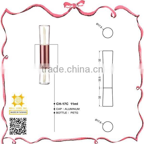 Newest product 9.5ml purple lip balm gloss applicator petg bottle