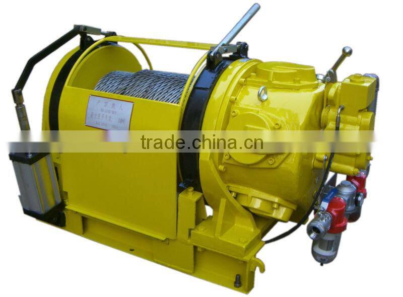 10 ton winch for mining and oilfield pulling and dragging equipment